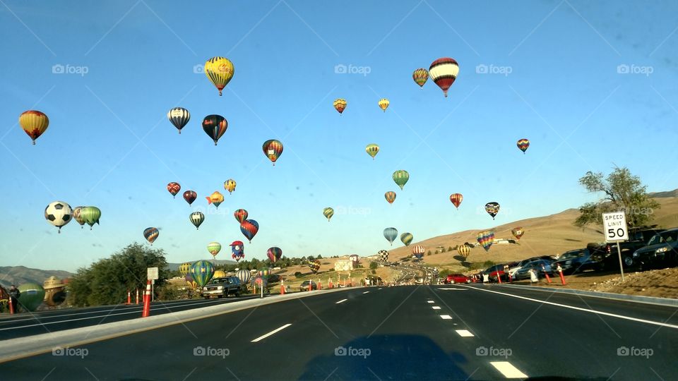 Balloon, Transportation System, Air, Flying, Parachute