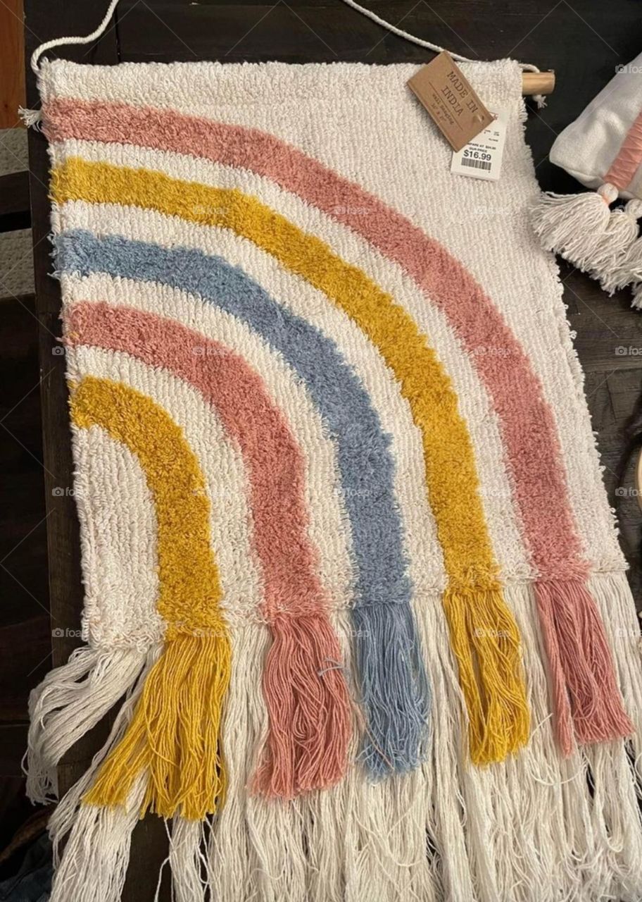 Rainbow towel
