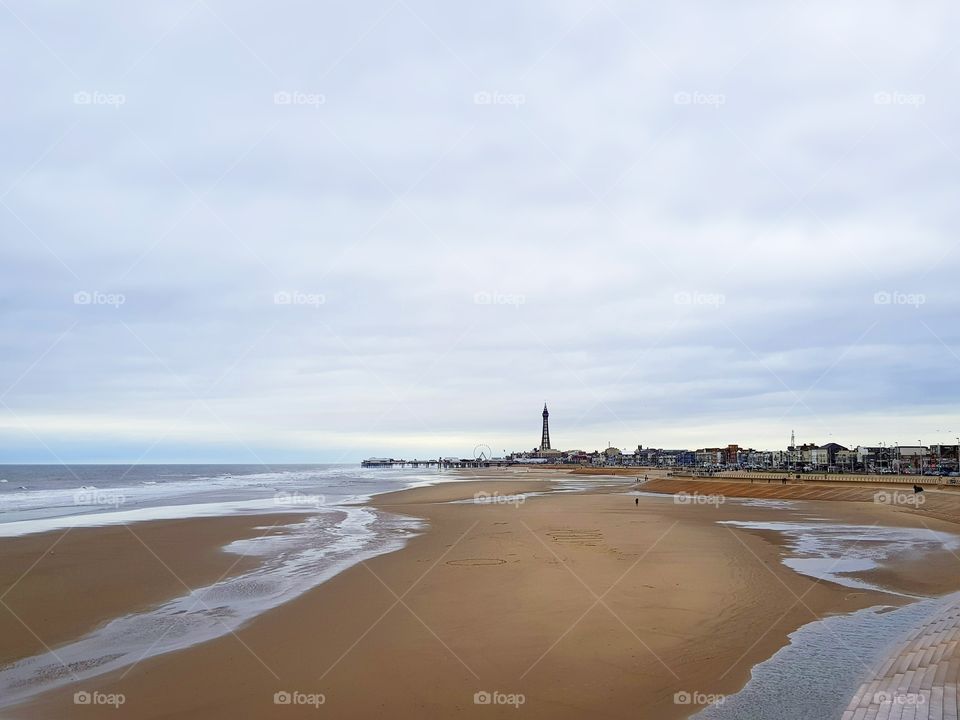 Blackpool tower, a view from the pier
