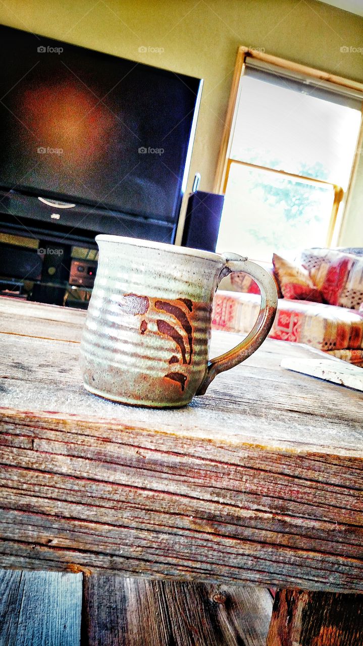 Pottery coffee mug from Alaska