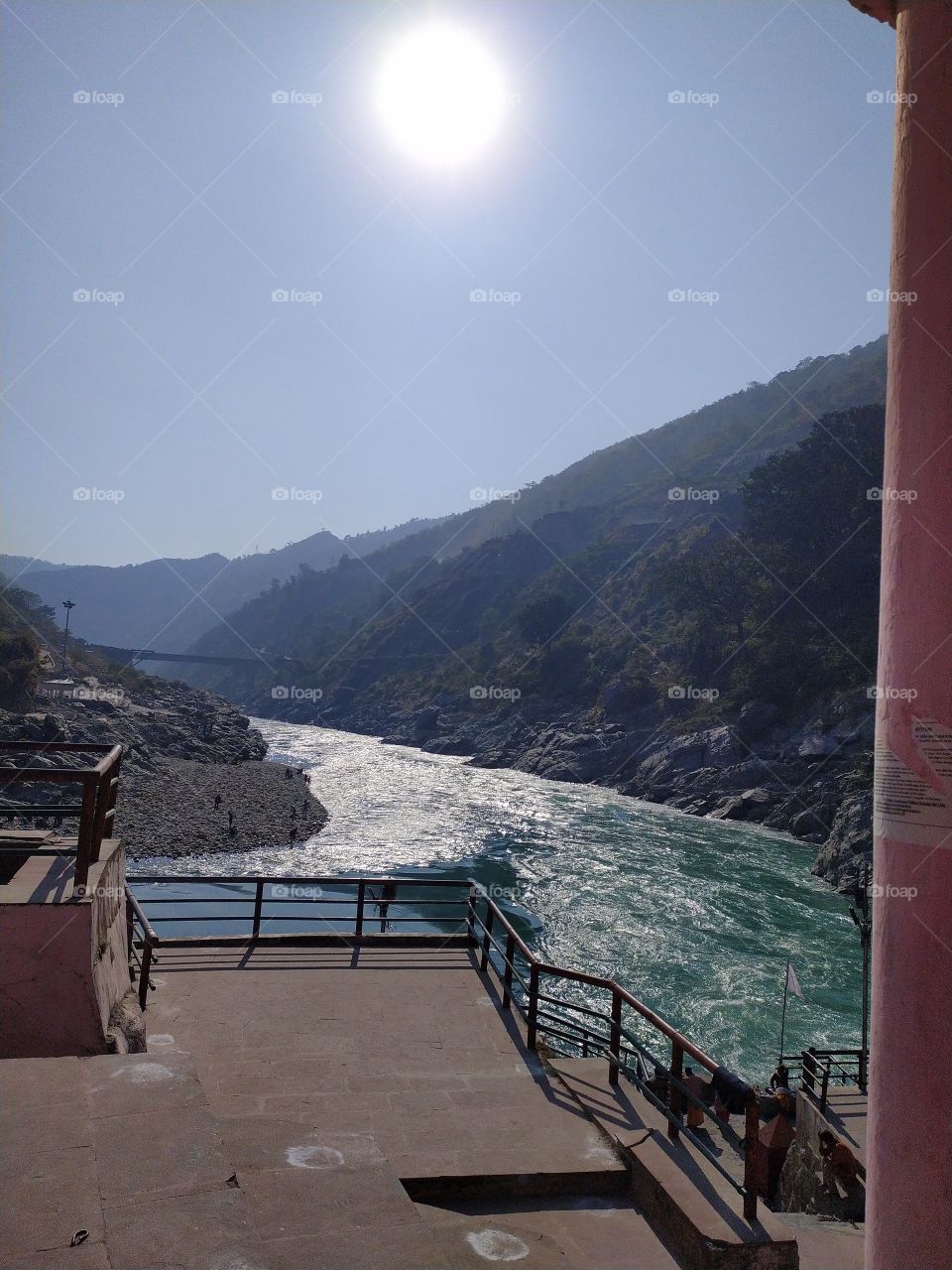 Confluence of holy Ganga and Alaknanda