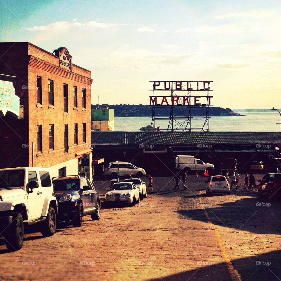 public market in Seattle