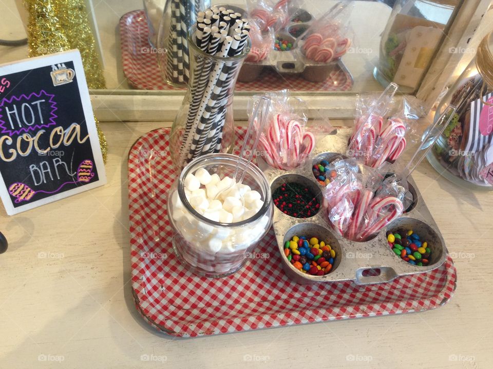 Hot cocoa bar