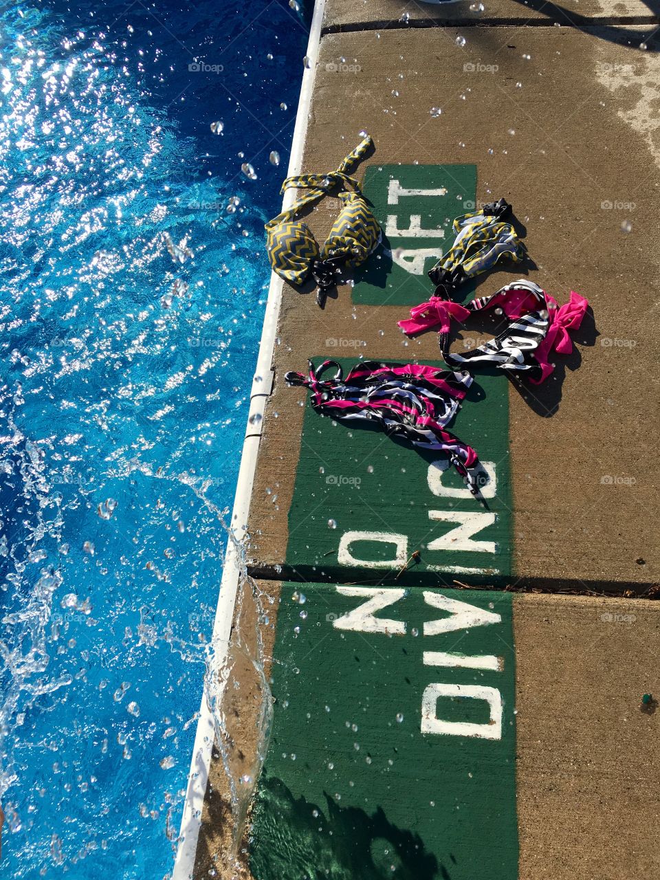 Skinny Dipping at the pool