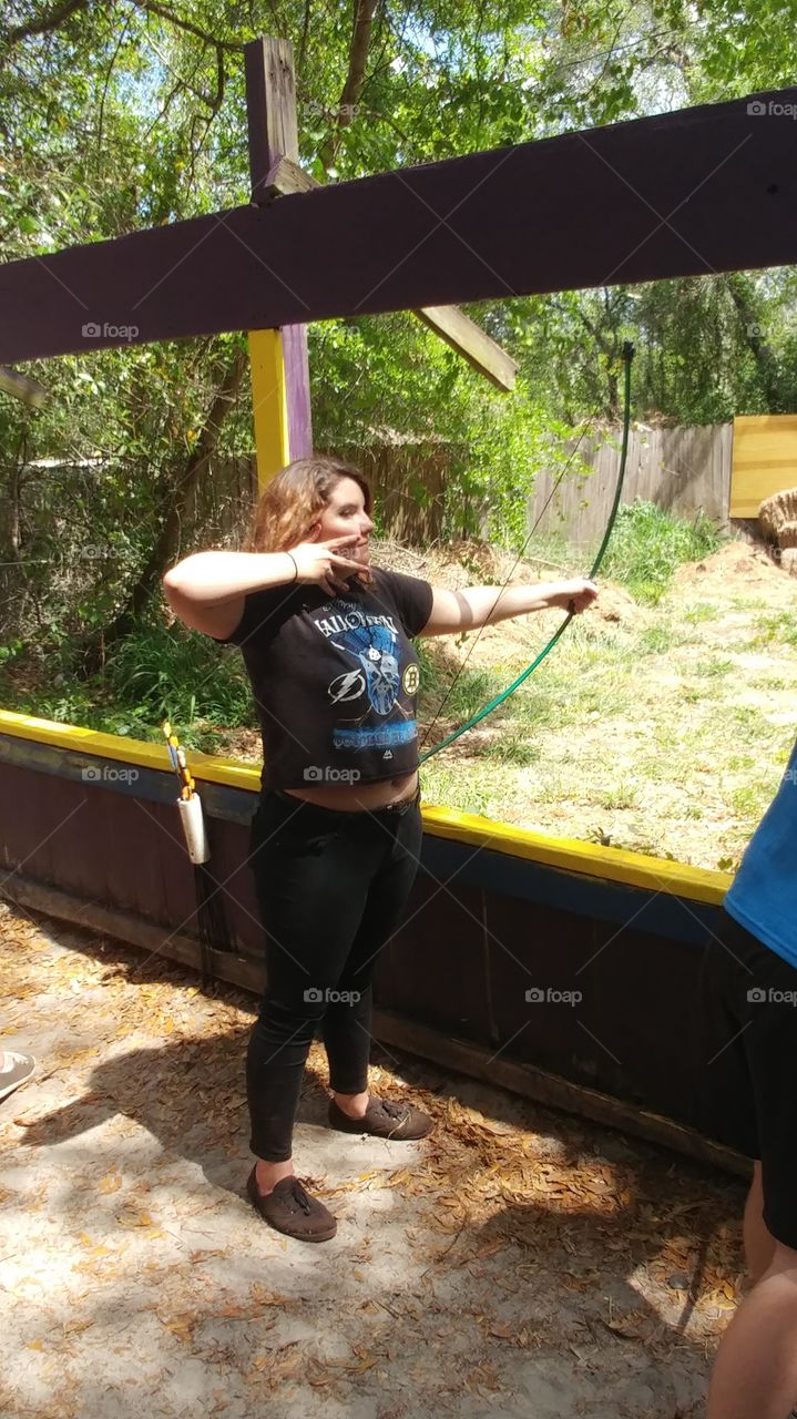 Archery at Bay Area Rennaissance Faire , Tampa FL