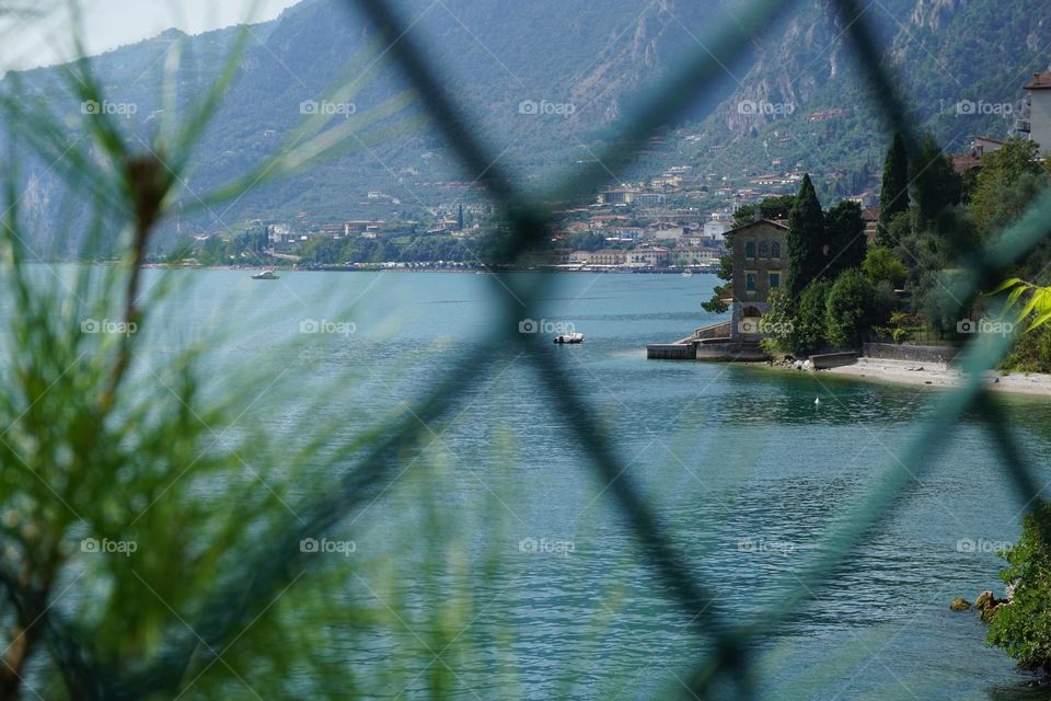 Beautiful landscape shot of Lake Garda 