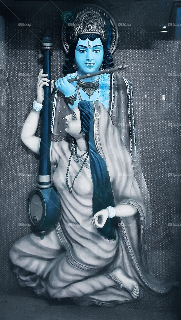 Queen Mirabai Mewar Hindu mystic poet and Lord krishna devotee