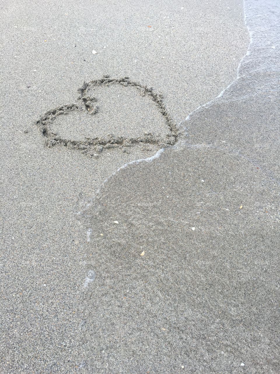 Heart sand beach
