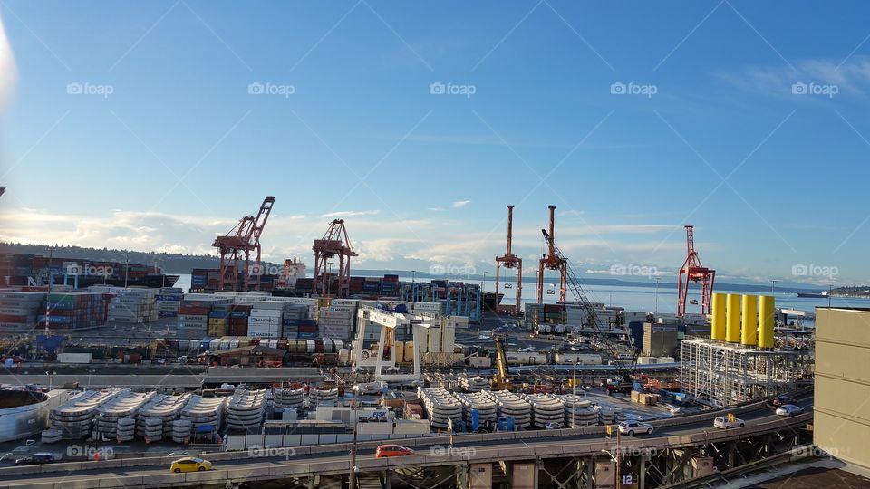 Seattle Waterfront,  Viaduct
