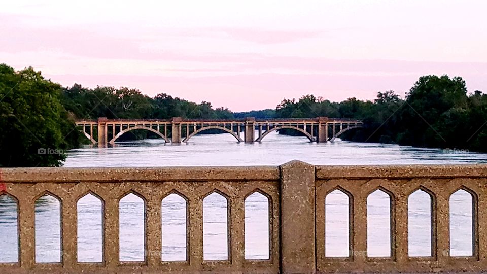 High water in the Rappahanock River