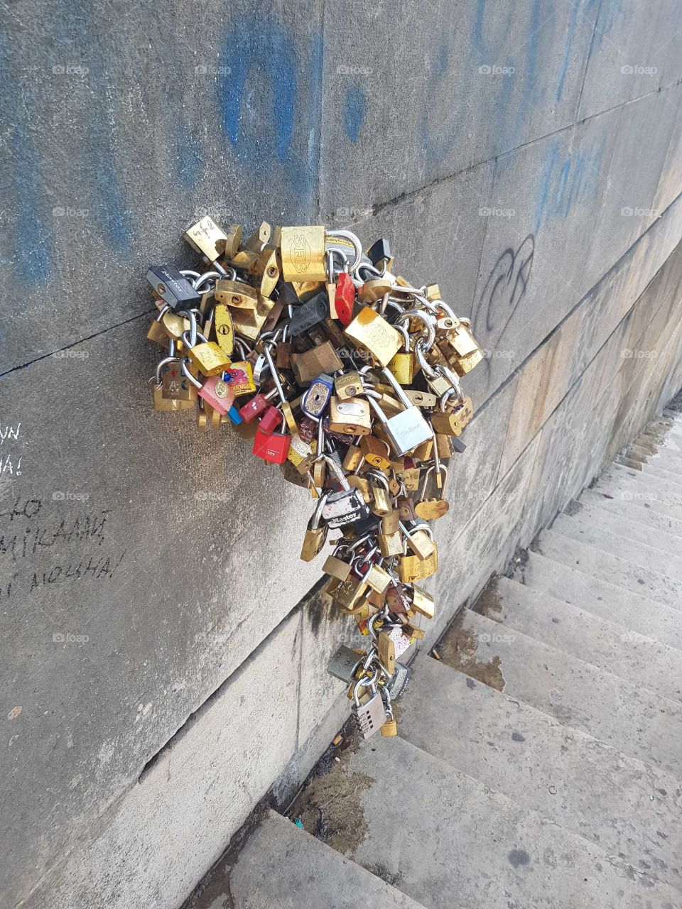 locks of love the shape reminds me of Africa