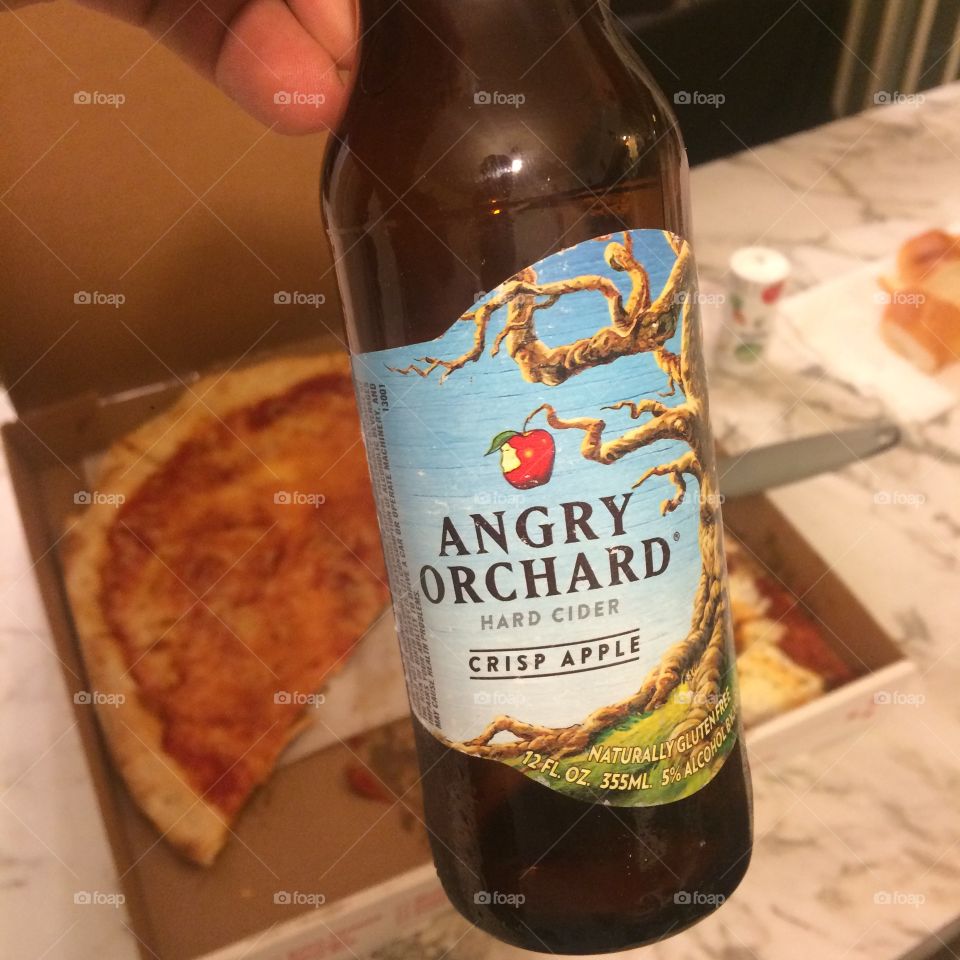 Angry orchard. 