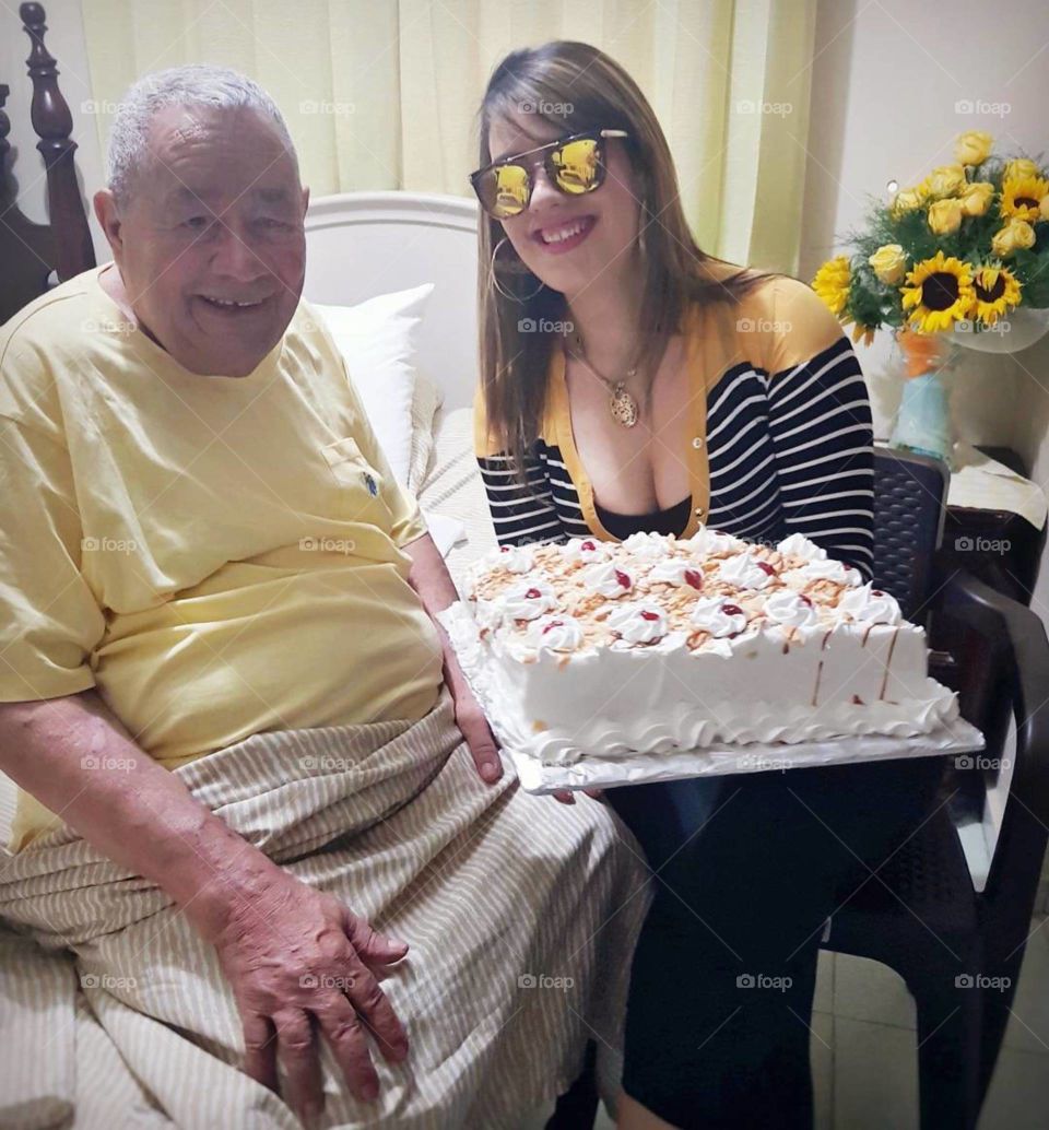 con mi abuelo