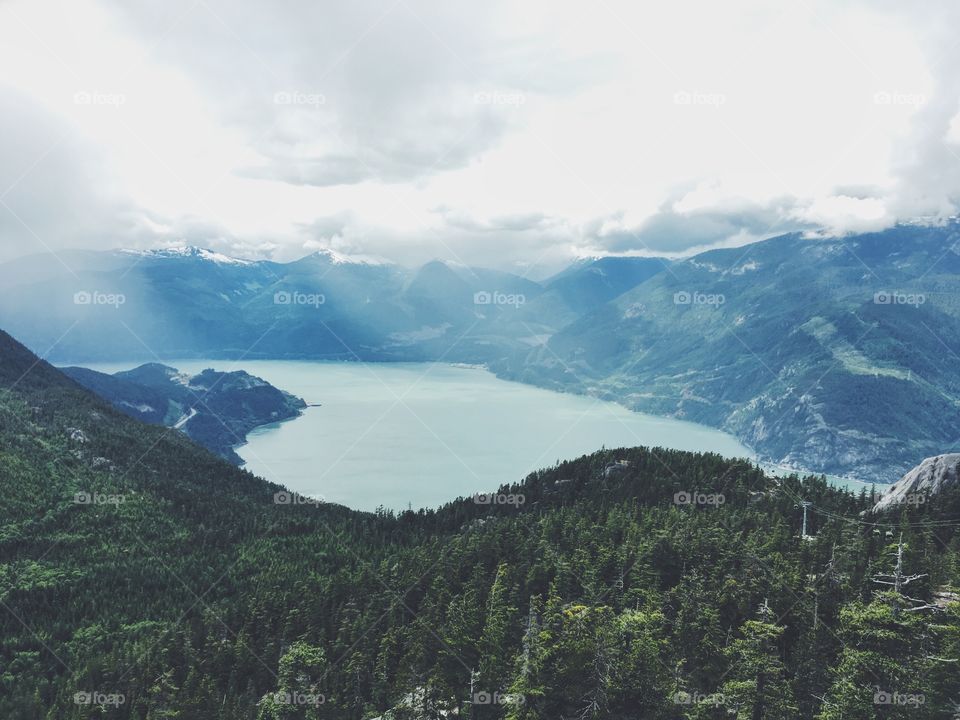 A landscape scene of British Columbia, Canada