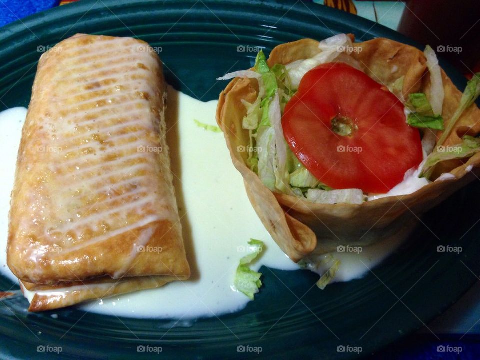 Chimichanga Lunch 