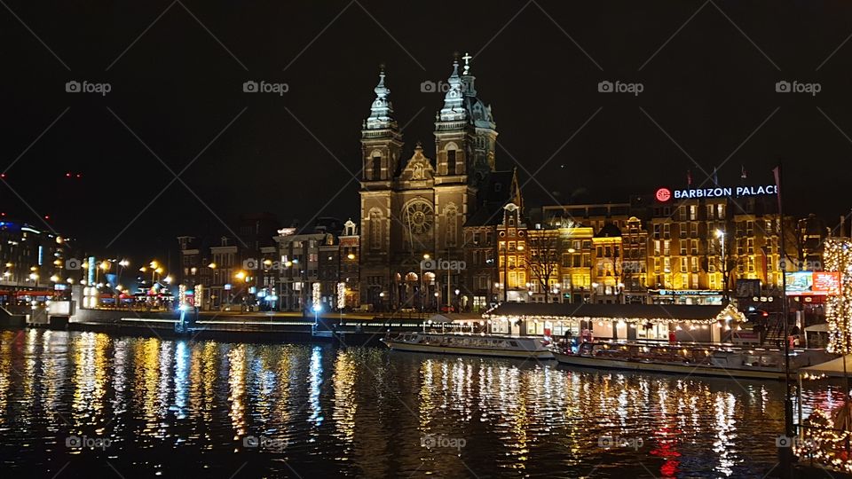 Amsterdam Night View