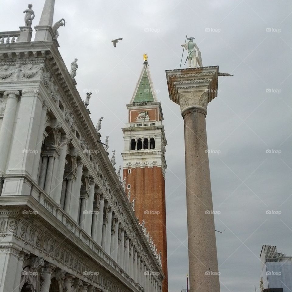 A view from San marco square Venice italy