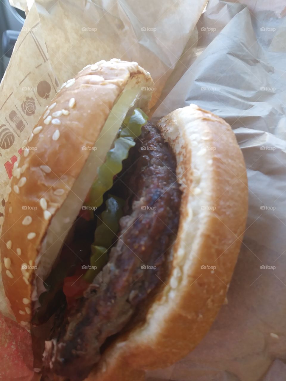open burger
