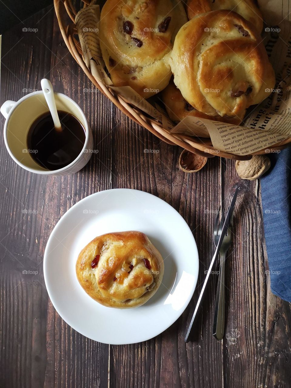 Morning Breadfast Nuts Bread