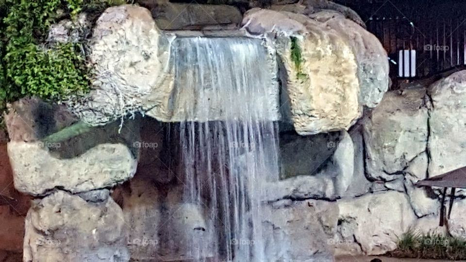 inside waterfalls