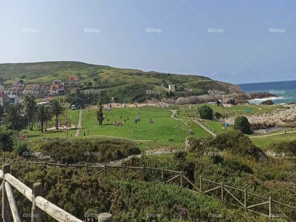 Soto de la Marina on green background