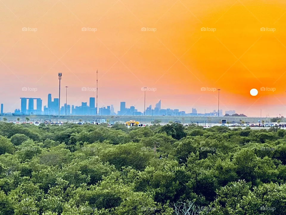 Orange sunset