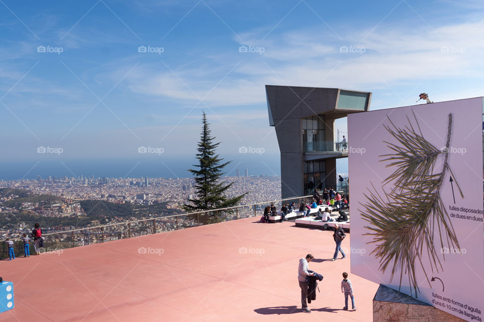 Vista de Barcelona desde el Tibidabo 