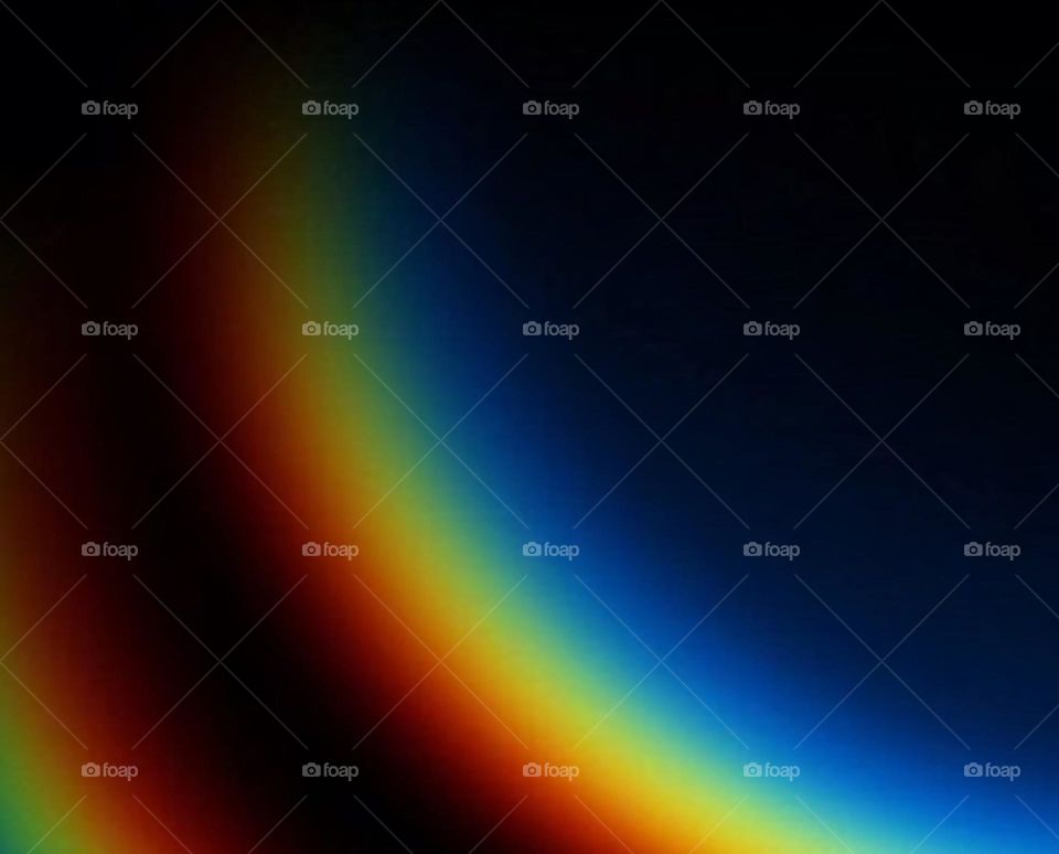 Photography of rainbow. Rainbow on black background.  Abstract web background. Banners and panels