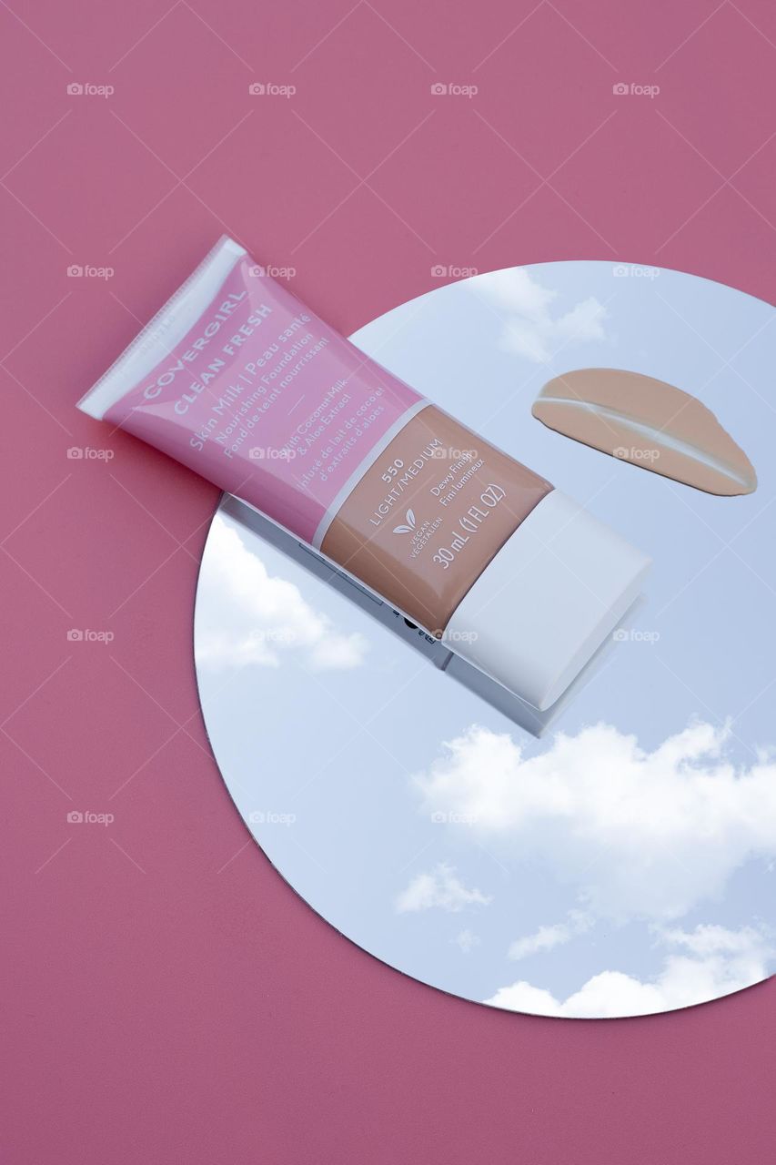 I just love creating layouts, thinking of best composition and making sure the final photo is clean and aesthetically pleasing! My first ever product photos from covergirl! 