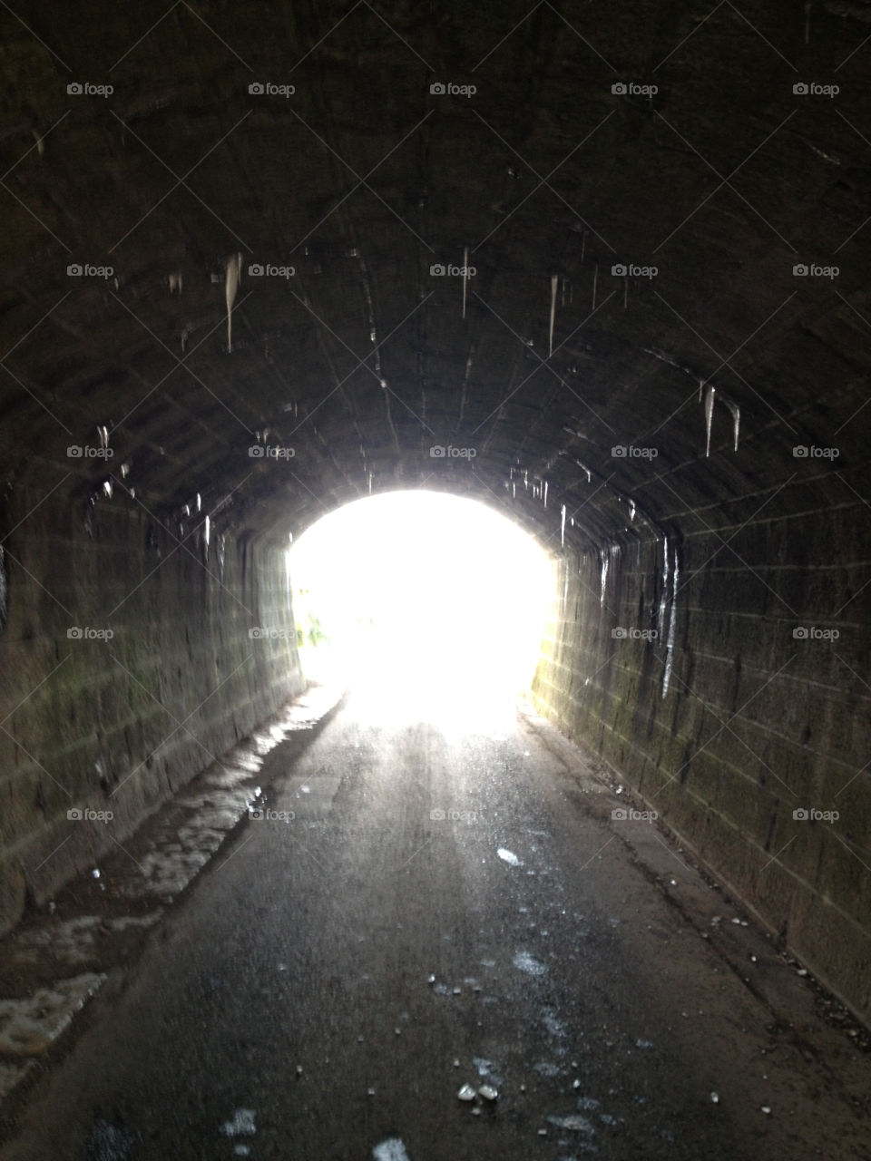 Icy tunnel