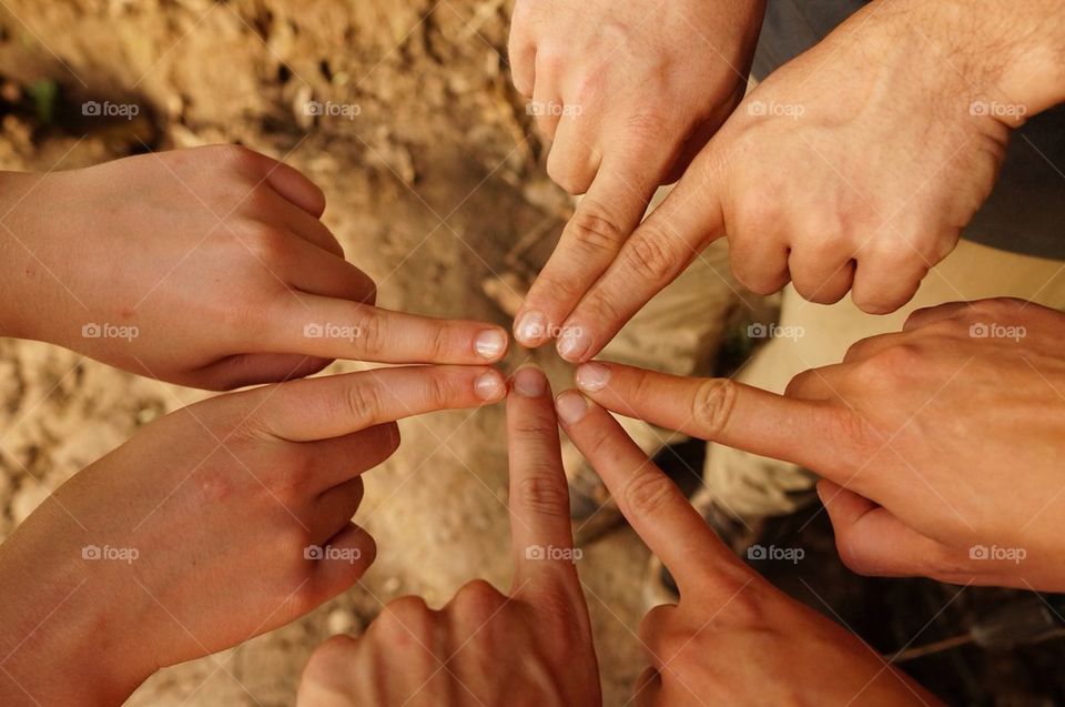 Close-up of human finger