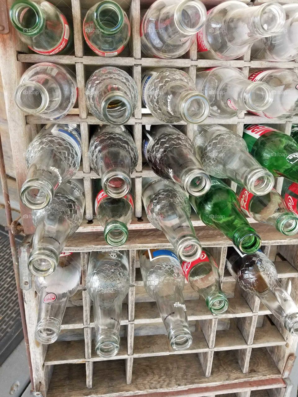 coke bottles