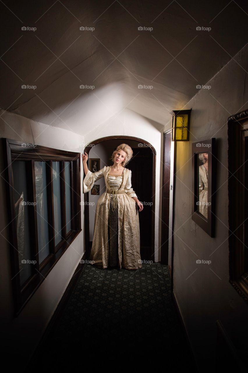 Period Piece based around Marie Antoinette. Taken in an old house locally. 