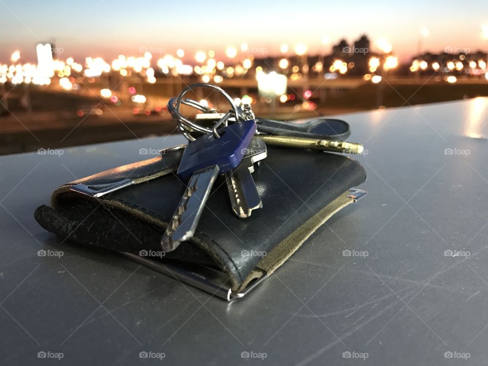 Mini wallet and key 