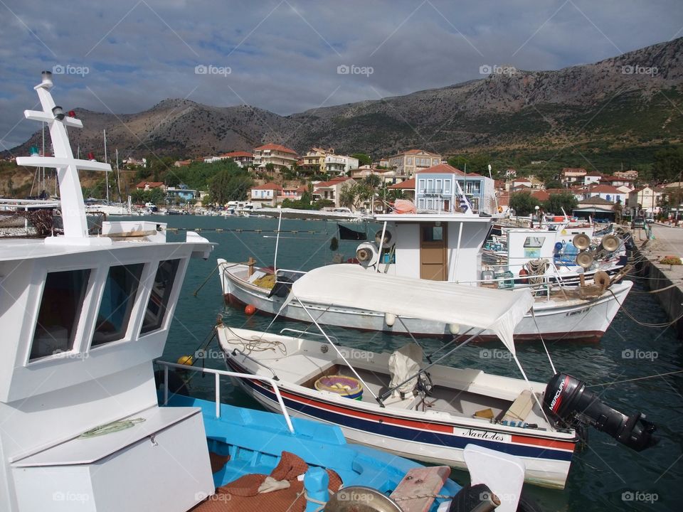 Greek harbour
