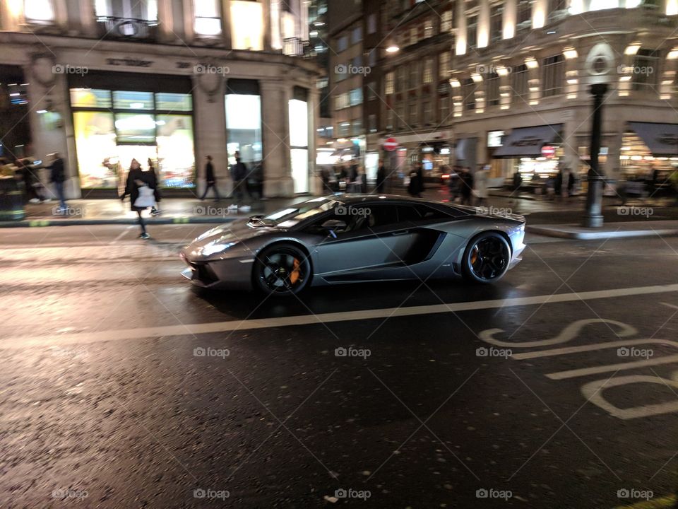 Lamborghini in London England