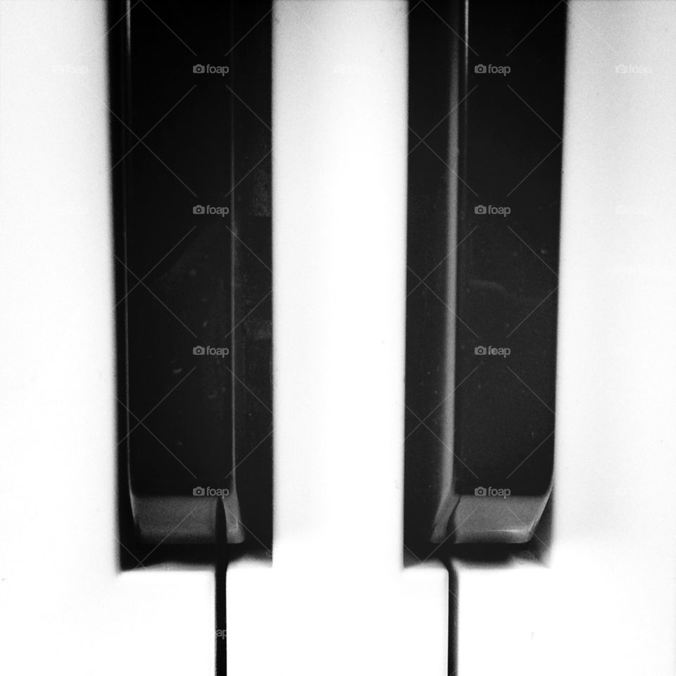 white black musical piano keys by omiata