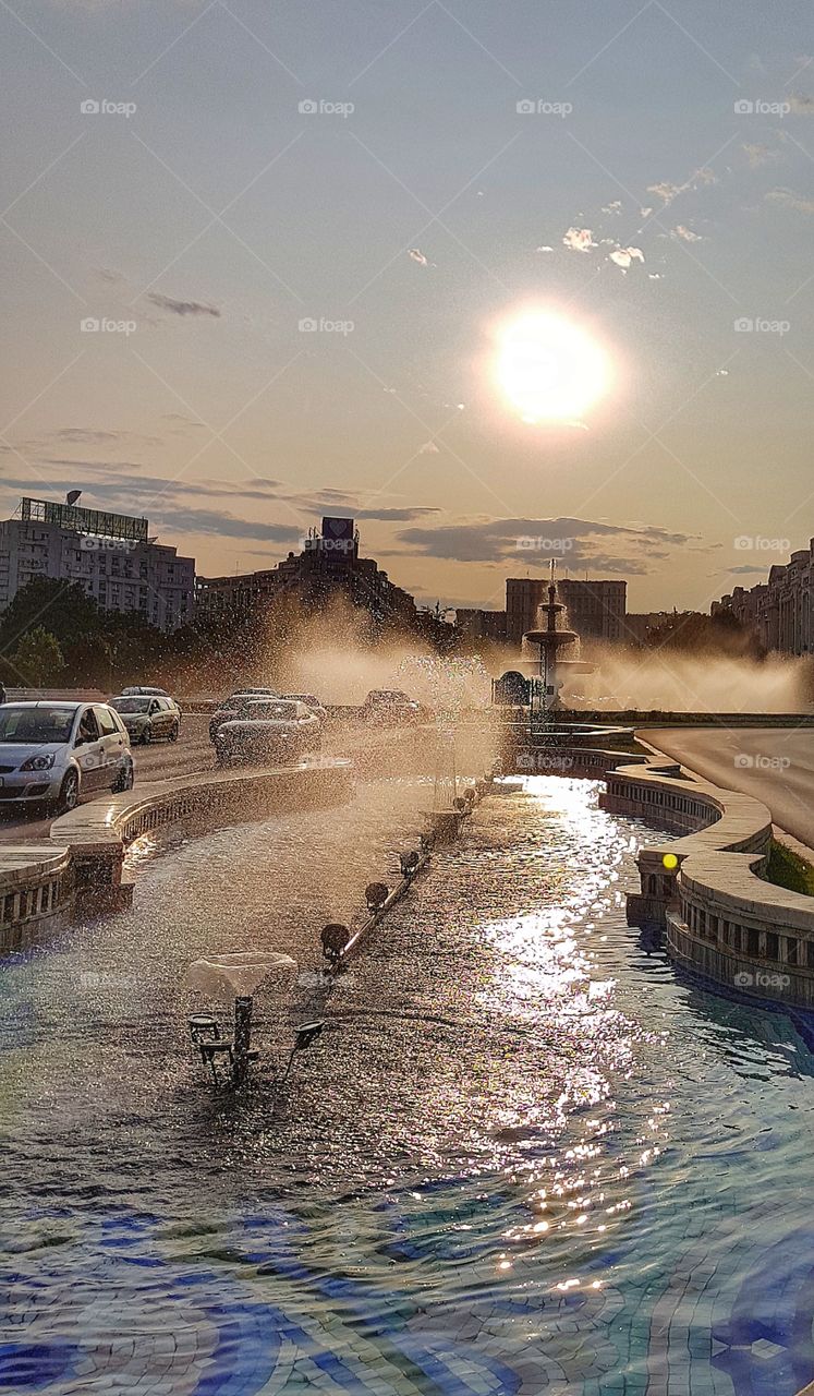 Bucurs Fountain - Unirii Square.