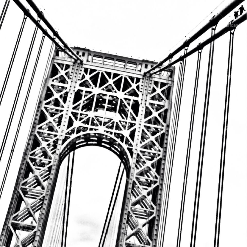 NYC . Verrazano Narrows Bridge 