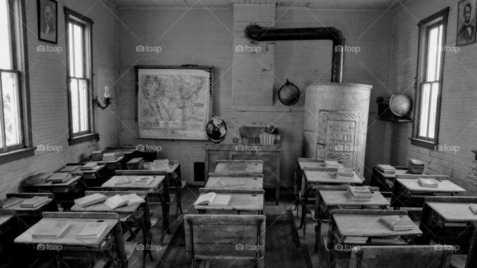 old school classroom
