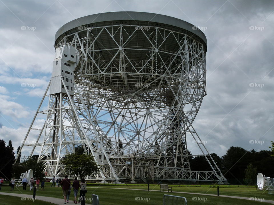 Jodrell bank radio telescope