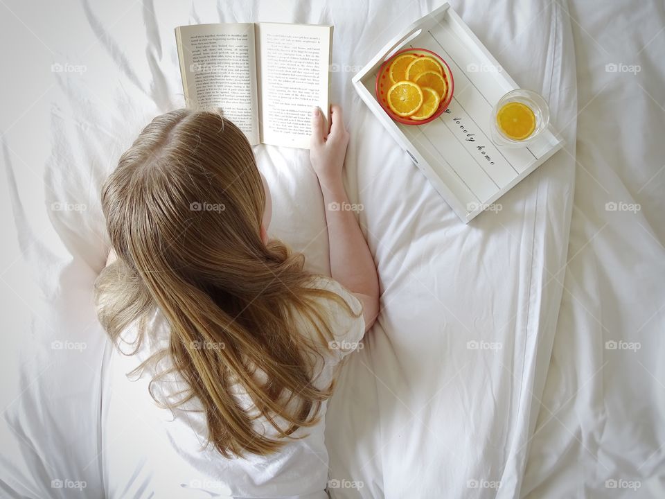 Reading in bed