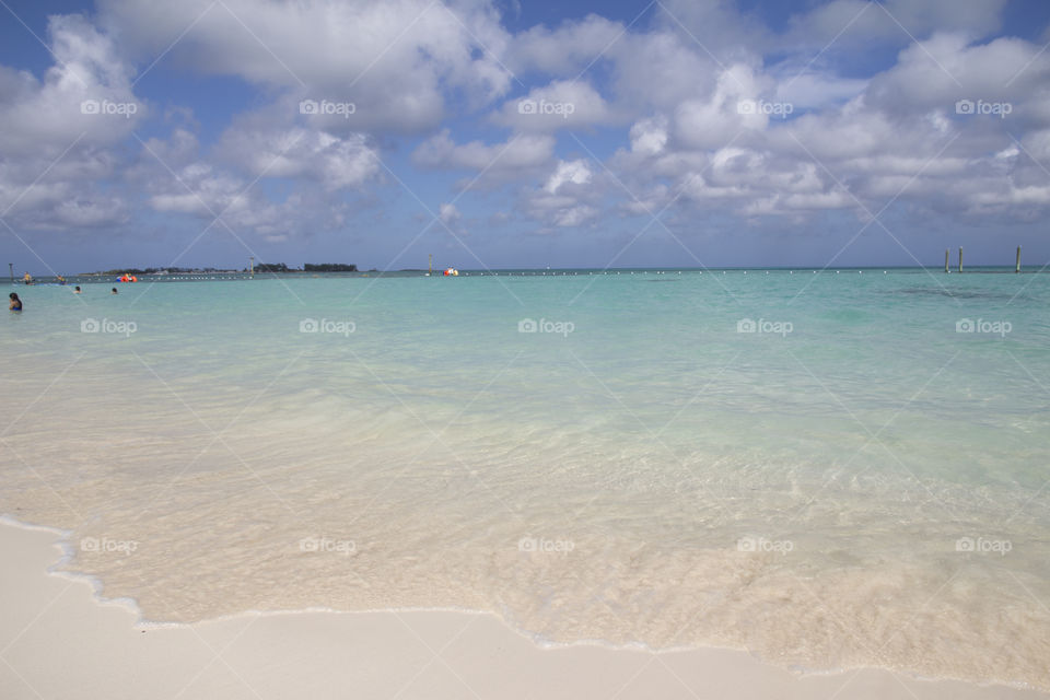 Scenic view of beach