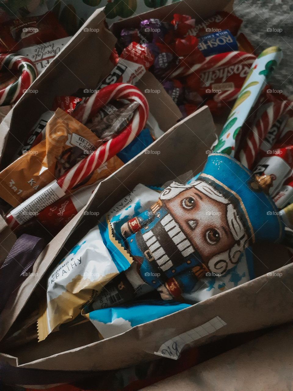 New Year's bouquets of sweets