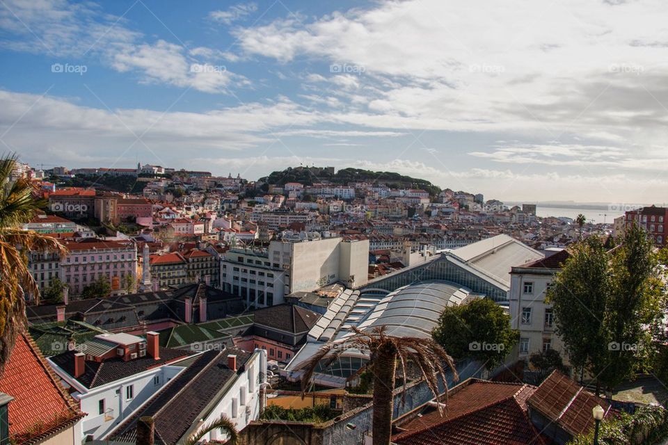 View from Jardim de são Pedro de alcântara