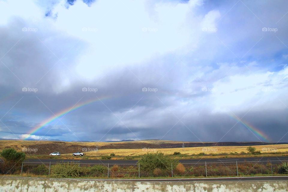 rainbow after the rain