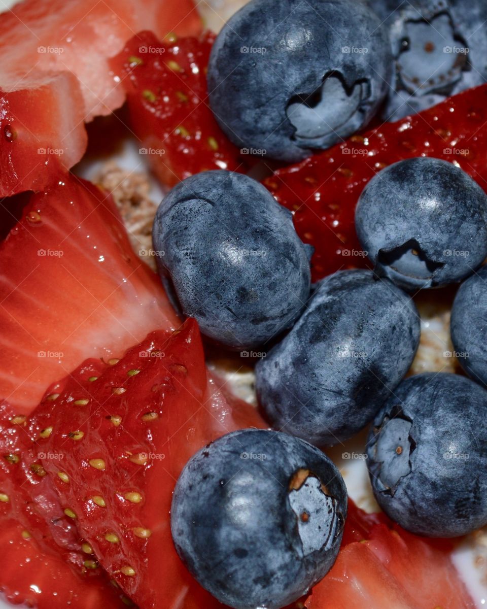 Berryious Shades of Blue and Red 