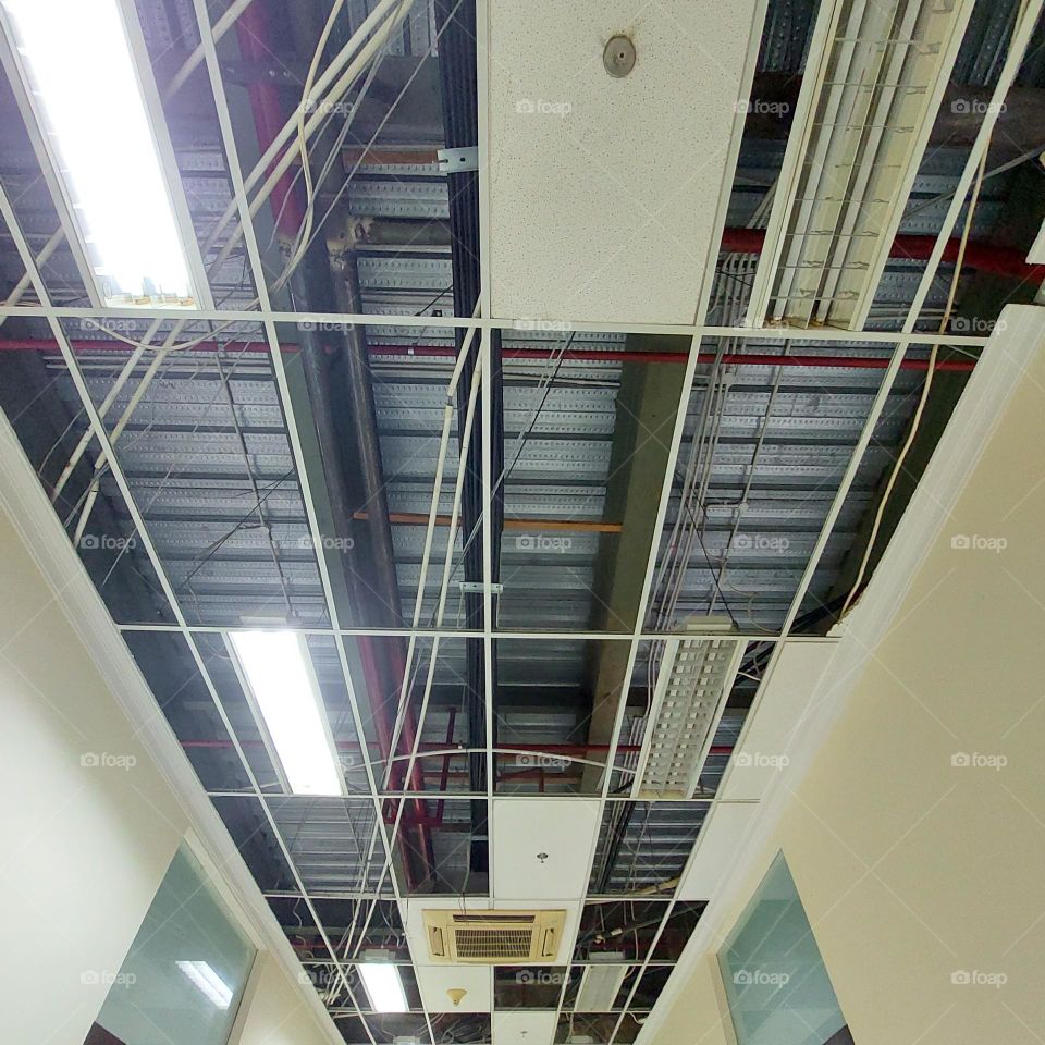 office building under renovation