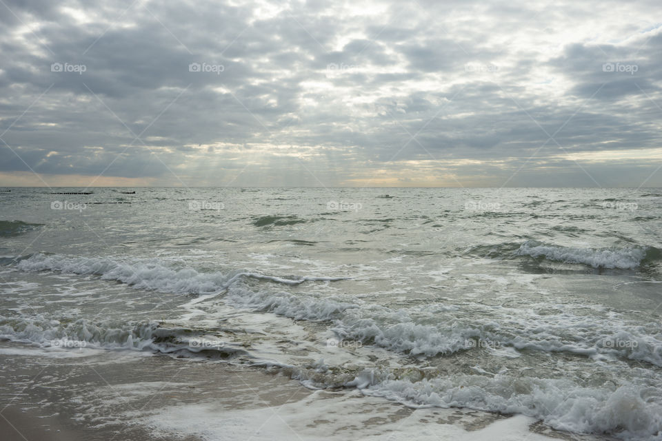 Baltic Sea in the evening