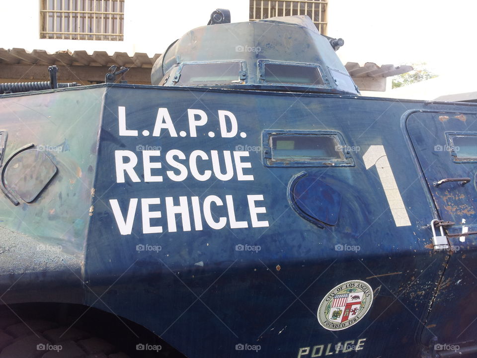 lapd rescue vehicle. lapd rescue
